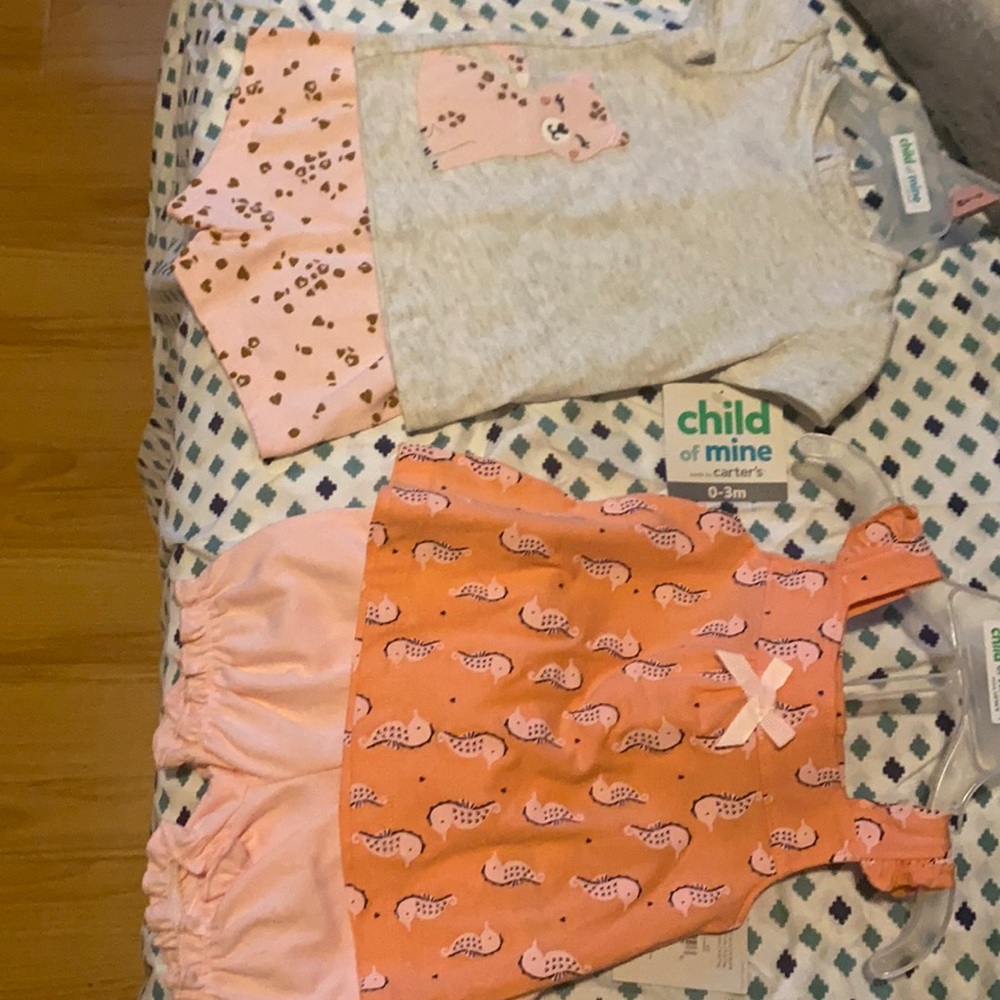 0-3 month girls baby clothes